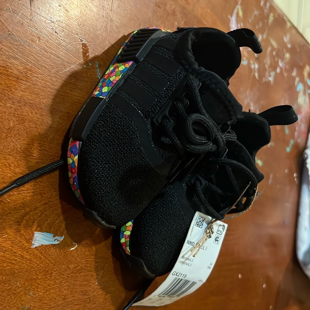 Toddler adidas sneakers brand new never worn tags still on. Size 4 toddler